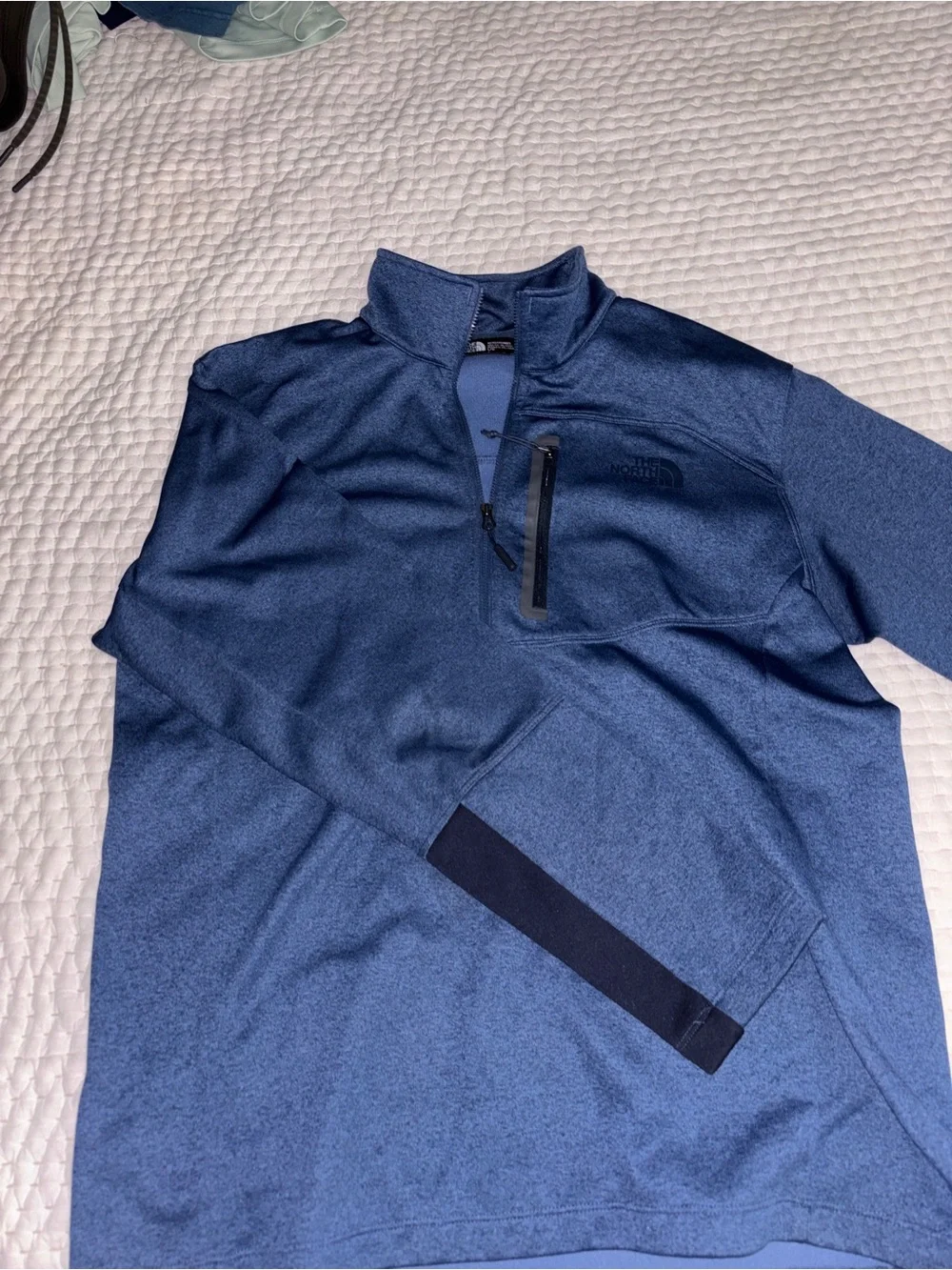 The North Face Men's Navy Blue Half-Zip Performance Sweater